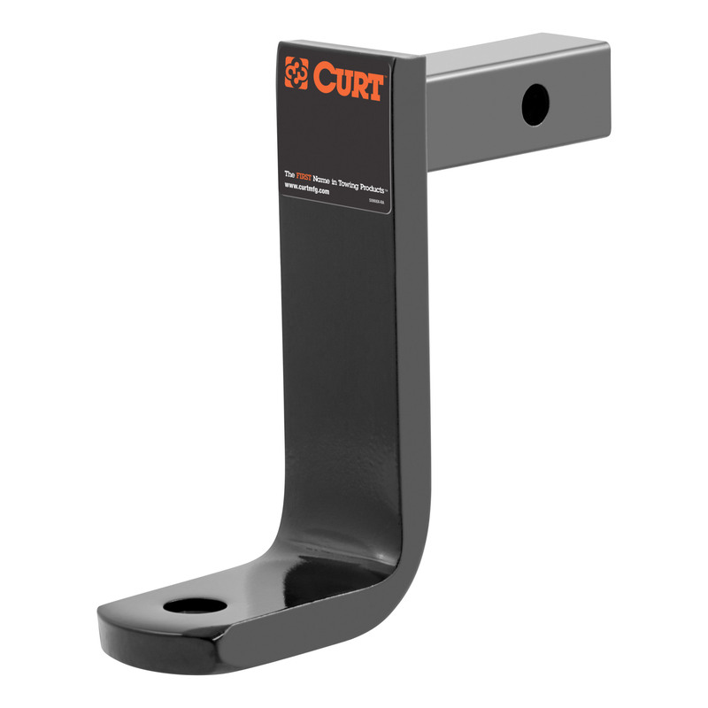 CURT 45028 Class 1 Trailer Hitch Ball Mount, Fits 1-1/4-Inch Receiver, 2,000 lbs, 3/4-Inch Hole, 6-Inch Drop, 4-5/8-Inch Rise